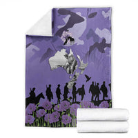 ANZAC Day Blanket Lest We Forget the Animals Too