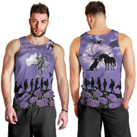 ANZAC Day Men Tank Top Lest We Forget the Animals Too