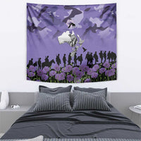 ANZAC Day Tapestry Lest We Forget the Animals Too