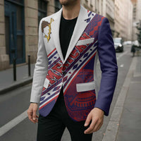 American Samoa Flag Day Blazer Polynesian Tribal Tattoo Eagle Art