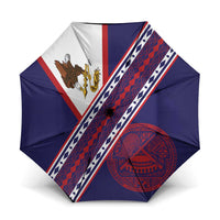 American Samoa Flag Day Umbrella Polynesian Tribal Tattoo Eagle Art
