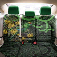 New Zealand Parakeet Bird Back Car Seat Cover Maori Kakariki Kowhai Maori Pattern