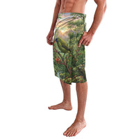 Bellbird New Zealand Personalised Lavalava Korimako Harakeke Flower Native Forest