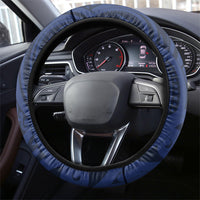 Kakapo New Zealand Steering Wheel Cover Kowhai Flower Silver Fern Maori Pattern