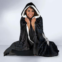 New Zealand Kakapo Matariki Personalised Hooded Blanket Pohutukawa Flower Galaxy Maori Pattern