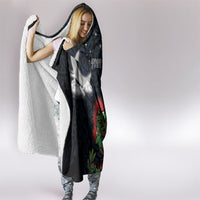 New Zealand Kakapo Matariki Personalised Hooded Blanket Pohutukawa Flower Galaxy Maori Pattern