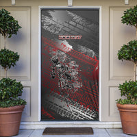 Personalised Cycling New Zealand Door Cover Aotearoa Pride Sportswear LT22 Red - Polynesian Pride