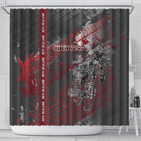 Personalised Cycling New Zealand Shower Curtain Aotearoa Pride Sportswear