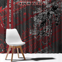 Personalised Cycling New Zealand Window Curtain Aotearoa Pride Sportswear