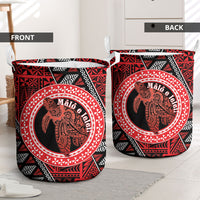 Tonga Language Week Laundry Basket Heilala Turtle Malo E Lelei LT22 - Polynesian Pride