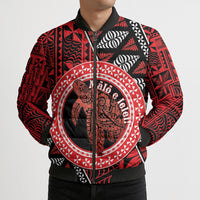 Personalised Tonga Language Week Bomber Puffer Jacket Heilala Turtle Malo E Lelei LT22 - Polynesian Pride