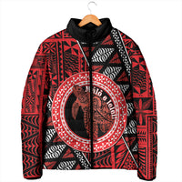 Personalised Tonga Language Week Padded Jacket Heilala Turtle Malo E Lelei LT22 - Polynesian Pride