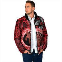 Personalised Tonga Language Week Padded Jacket Heilala Turtle Malo E Lelei LT22 - Polynesian Pride