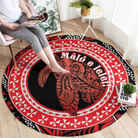 Tonga Language Week Round Carpet Heilala Turtle Malo E Lelei LT22 - Polynesian Pride
