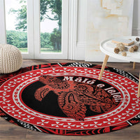 Tonga Language Week Round Carpet Heilala Turtle Malo E Lelei LT22 - Polynesian Pride