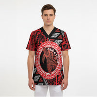Personalised Tonga Language Week Scrub Top Heilala Turtle Malo E Lelei LT22 - Polynesian Pride