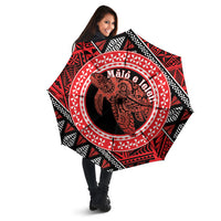 Tonga Language Week Umbrella Heilala Turtle Malo E Lelei LT22 - Polynesian Pride