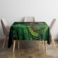 Kiwi New Zealand Personalised Tablecloth Aotearoa Map Silver Fern Koru Pattern