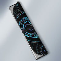 New Zealand Huia Bird Auto Sun Shade Paua Shell Maori Pattern