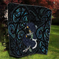 New Zealand Huia Bird Quilt Paua Shell Maori Pattern