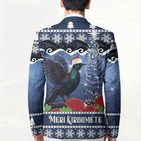 New Zealand Tui Bird Christmas Blazer Pohutukawa Xmas Tree Meri Kirihimete