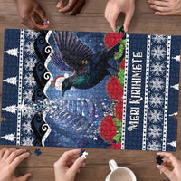 New Zealand Tui Bird Christmas Puzzle Pohutukawa Xmas Tree Meri Kirihimete
