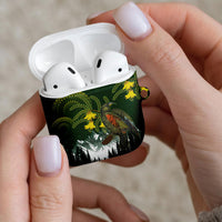 Kea Bird Kowhai New Zealand AirPods Case Mountain Landscape Maori Art LT22 - Polynesian Pride