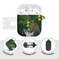 Kea Bird Kowhai New Zealand AirPods Case Mountain Landscape Maori Art LT22 - Polynesian Pride