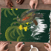 Kea Bird Kowhai New Zealand Puzzle Mountain Landscape Maori Art
