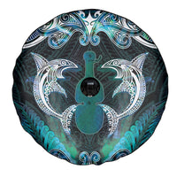 New Zealand Kotiate Weapon Spare Tire Cover Aotearoa Mango Paua Shell Maori Pattern LT22 - Polynesian Pride