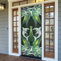 New Zealand Mere Pounamu Weapon Door Cover Aotearoa Mango Paua Shell Maori Pattern LT22 - Polynesian Pride
