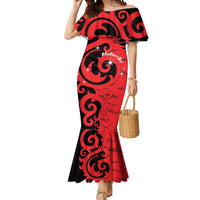 New Zealand Matariki Mermaid Dress Maori New Year Koru Pattern