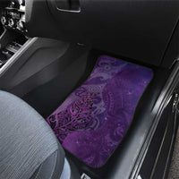 New Zealand Matariki Car Mats Maori Manaia Galaxy Silver Fern Purple Color LT22 - Polynesian Pride