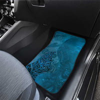 New Zealand Matariki Car Mats Maori Manaia Galaxy Silver Fern Blue Color LT22 - Polynesian Pride