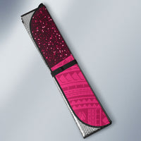 New Zealand Breast Cancer Awareness Auto Sun Shade Pink Ribbon Butterfly Maori Pattern