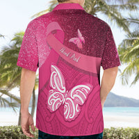 New Zealand Breast Cancer Awareness Hawaiian Shirt Pink Ribbon Butterfly Maori Pattern LT22 - Polynesian Pride
