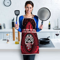 New Zealand Maori Language Week Apron Te Wiki O Te Reo Maori Hei Tiki LT22 - Polynesian Pride