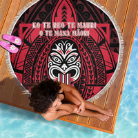 New Zealand Maori Language Week Beach Blanket Te Wiki O Te Reo Maori Hei Tiki LT22 - Polynesian Pride