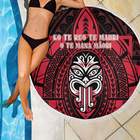 New Zealand Maori Language Week Beach Blanket Te Wiki O Te Reo Maori Hei Tiki LT22 - Polynesian Pride