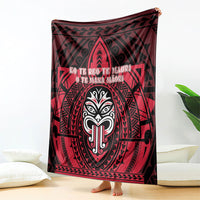 New Zealand Maori Language Week Blanket Te Wiki O Te Reo Maori Hei Tiki LT22 - Polynesian Pride