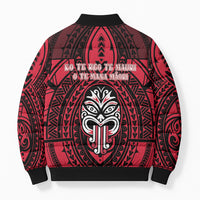 New Zealand Maori Language Week Bomber Puffer Jacket Te Wiki O Te Reo Maori Hei Tiki LT22 - Polynesian Pride
