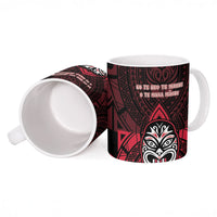 New Zealand Maori Language Week Ceramic Mug Te Wiki O Te Reo Maori Hei Tiki LT22 - Polynesian Pride