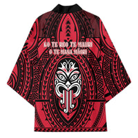 New Zealand Maori Language Week Kimono Te Wiki O Te Reo Maori Hei Tiki LT22 - Polynesian Pride