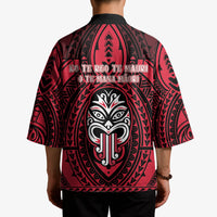 New Zealand Maori Language Week Kimono Te Wiki O Te Reo Maori Hei Tiki LT22 - Polynesian Pride