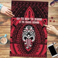 New Zealand Maori Language Week Puzzle Te Wiki O Te Reo Maori Hei Tiki LT22 Red - Polynesian Pride