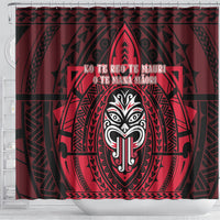 New Zealand Maori Language Week Shower Curtain Te Wiki O Te Reo Maori Hei Tiki LT22 - Polynesian Pride