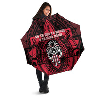 New Zealand Maori Language Week Umbrella Te Wiki O Te Reo Maori Hei Tiki LT22 - Polynesian Pride