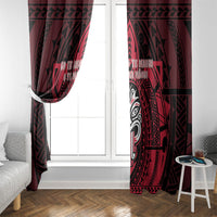 New Zealand Maori Language Week Window Curtain Te Wiki O Te Reo Maori Hei Tiki LT22 - Polynesian Pride