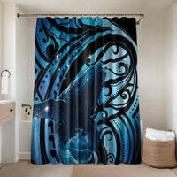 New Zealand Matariki Bathroom Set Maori Humpback Whale Galaxy