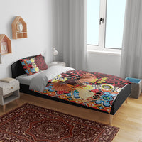 Papua New Guinea Pidgin Language Week Bedding Set Halo Olgeta Tok Pisin Wik Bird Of Paradise Oro Batik LT22 - Polynesian Pride